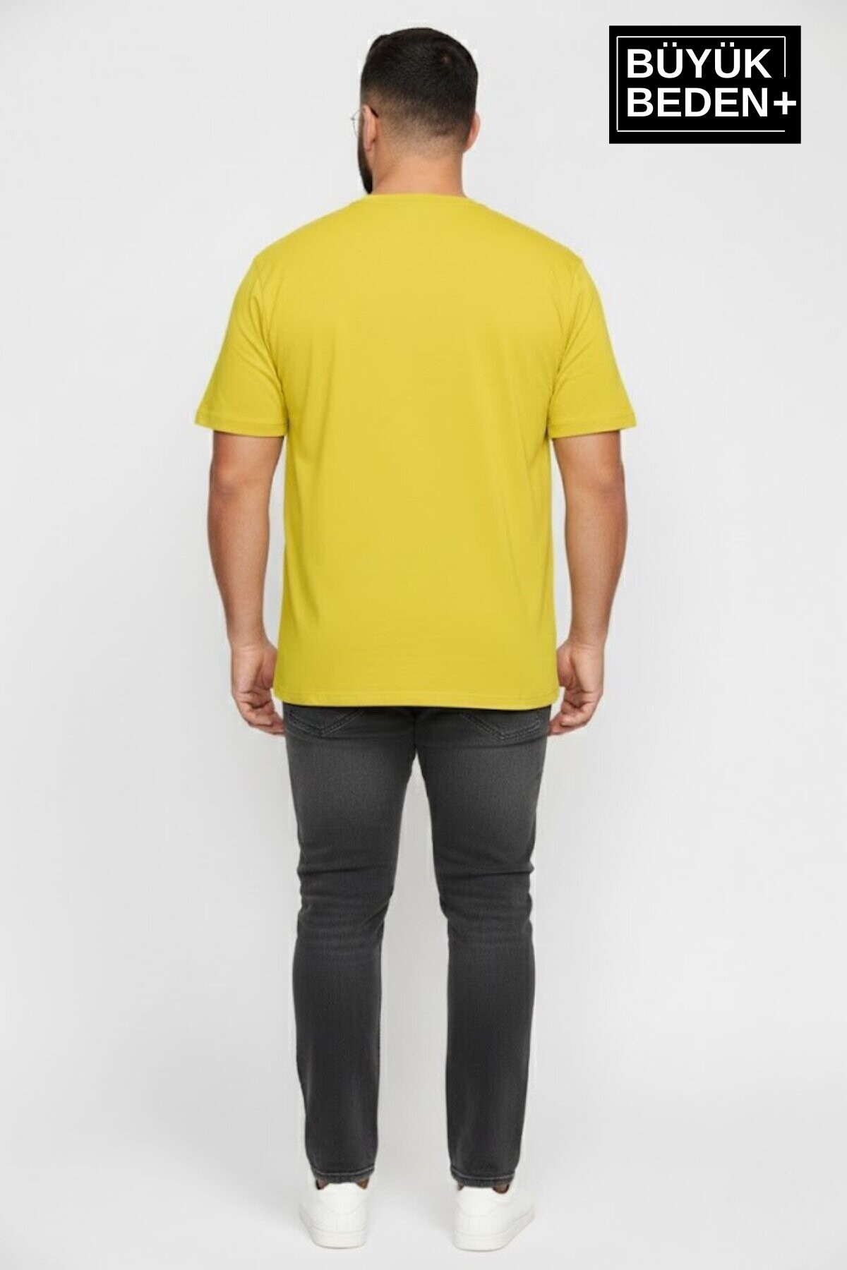Erkek Büyük Beden Willamsburg Brooklyn Baskılı 3xl-6xl Bisiklet Yaka Tshırt SPR26BTS510-16