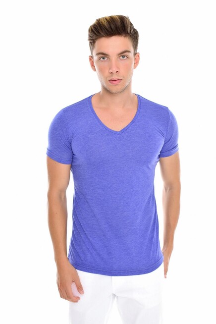 Süperlife Erkek V Yaka Dar Kalp Tişort SPR 246