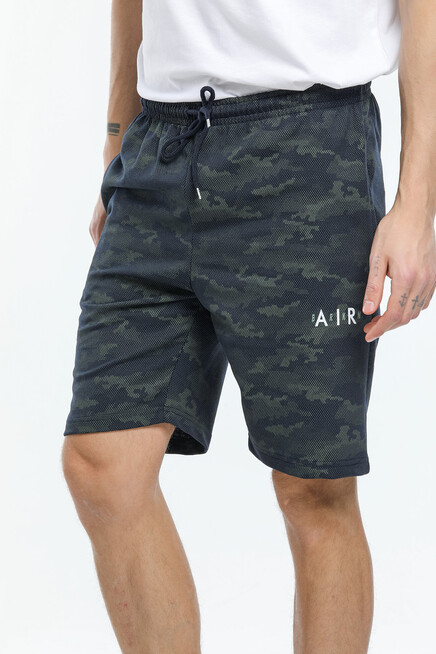 Süperlife Erkek  Dar Kalıp Air Baskılı Şort SPR21Y52