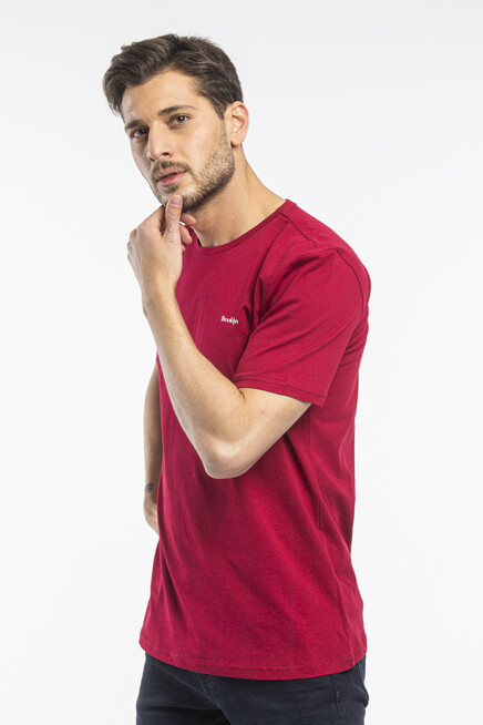 Süperlife Erkek Bisiklet Yaka Dar Kalıp Brooklyn Baskılı Tişort  SPR 266