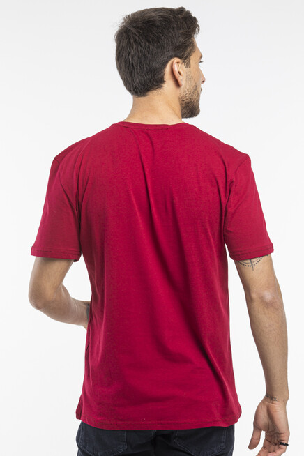 Süperlife Erkek Bisiklet Yaka Dar Kalıp Brooklyn Baskılı Tişort  SPR 266