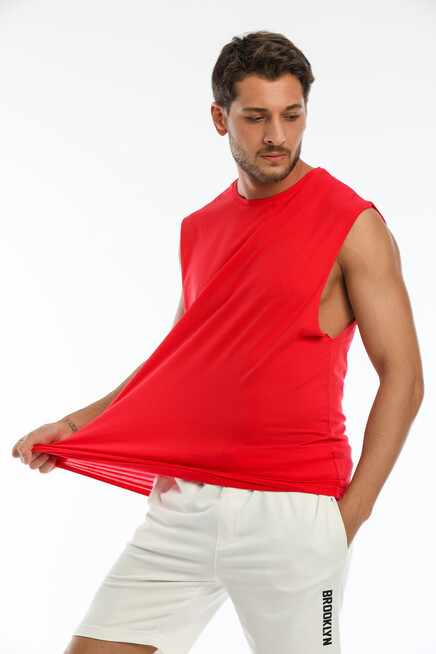 Süperlife Erkek Bisiklet Yaka Standart &Regular Kalıp Tişort SPR21Y03