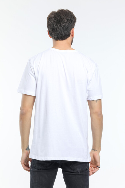 Süperlife Erkek Bisiklet Yaka Slim Fit Garnili Tişort SPR21Y02