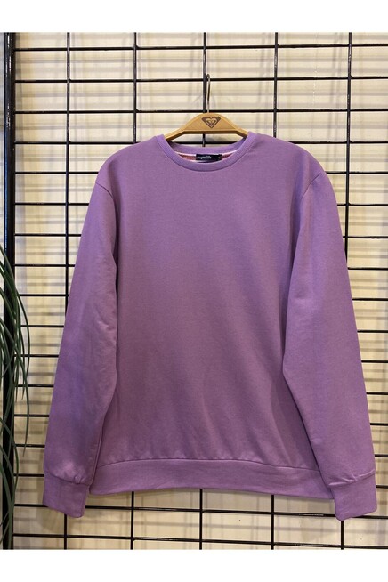 Süperlife Erkek Bisiklet Yaka Regular Fit İnce Sweatshirt SPR 20K30