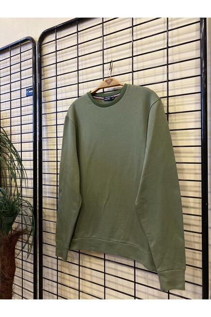 Süperlife Erkek Bisiklet Yaka Regular Fit İnce Sweatshirt SPR 20K30