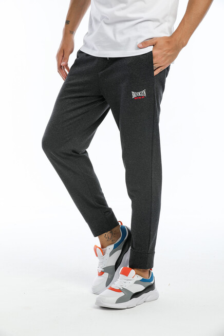 Süperlife Erkek Regular Fit Brooklyn K.Nakışlı İnce Eşofman Altı SPR151