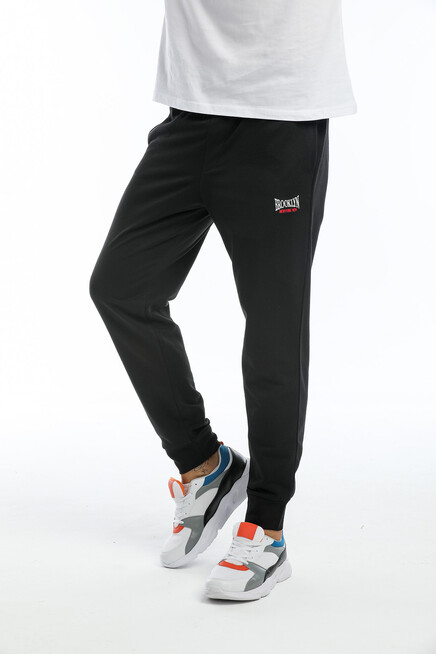 Süperlife Erkek Regular Fit Brooklyn K.Nakışlı İnce Eşofman Altı SPR151