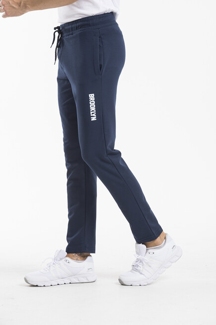 Süperlife Erkek Regular Fit Broklyn Baskılı İnce Eşofman Altı SPR 205