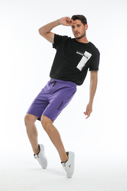 Süperlife Erkek Regular Fit Brooklyn Baskılı Şort SPR 208 