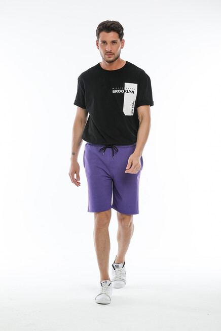 Süperlife Erkek Regular Fit Brooklyn Baskılı Şort SPR 208 