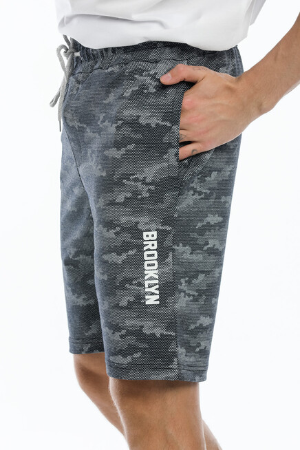 Süperlife Erkek Regular Fit Brooklyn Baskılı Şort SPR 208 