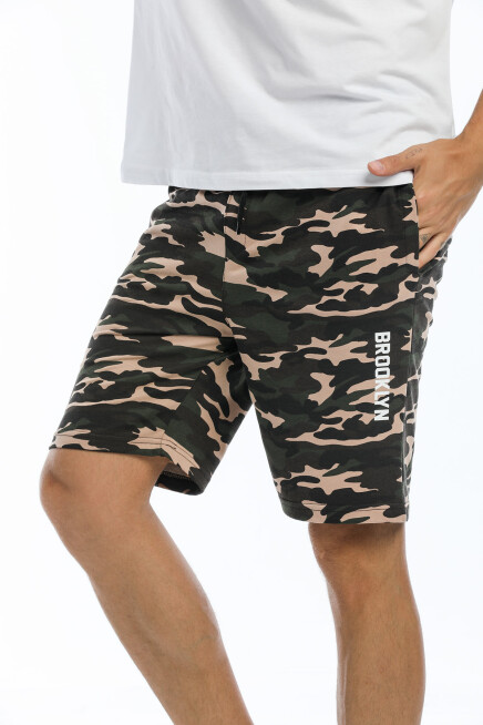 Süperlife Erkek Regular Fit Brooklyn Baskılı Şort SPR 208 