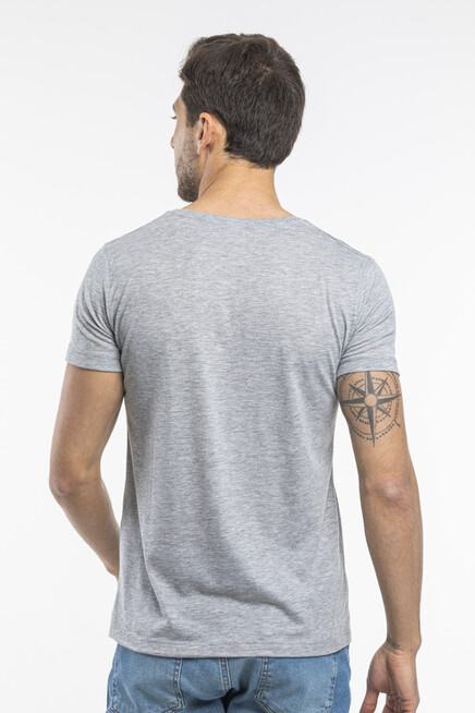 Süperlife Erkek V Yaka Dar Kalp Tişort SPR 246