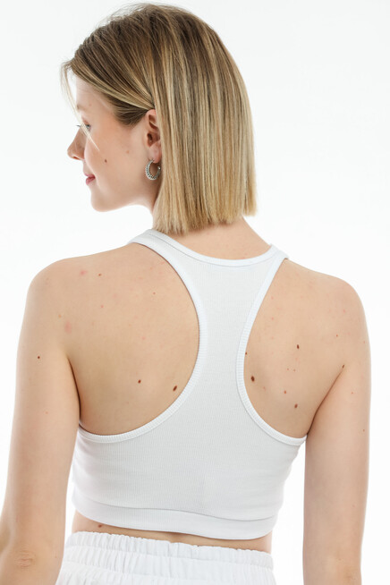 Süperlife Kadın Crop Slim Fit Atlet-Tişort SPR21Y18