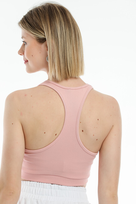 Süperlife Kadın Crop Slim Fit Atlet-Tişort SPR21Y18