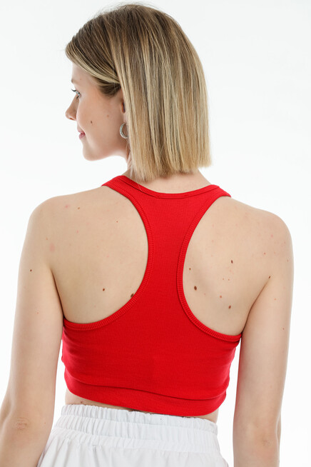 Süperlife Kadın Crop Slim Fit Atlet-Tişort SPR21Y18