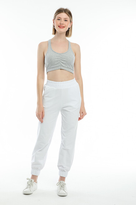 Süperlife Kadın Crop Slim Fit Atlet-Tişort SPR21Y18