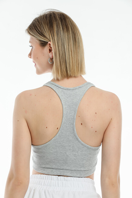 Süperlife Kadın Crop Slim Fit Atlet-Tişort SPR21Y18