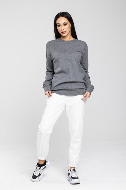 Süperlife Bisiklet Yaka Uzun Kollu Dar Kalıp İnce Sweatshirt SPR21K18