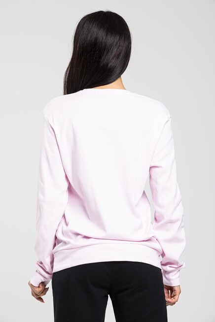 Süperlife Bisiklet Yaka Uzun Kollu Dar Kalıp İnce Sweatshirt SPR21K18