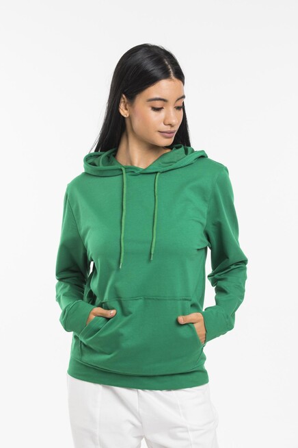 Süperlife Kadın Kapşonlu Regular Fit İnce Sweatshirt spr21k55