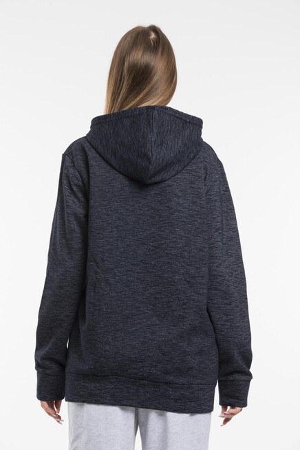 Süperlife Kadın Kapşonlu Regular Fit Baskılı İnce Sweatshirt SPR21K61