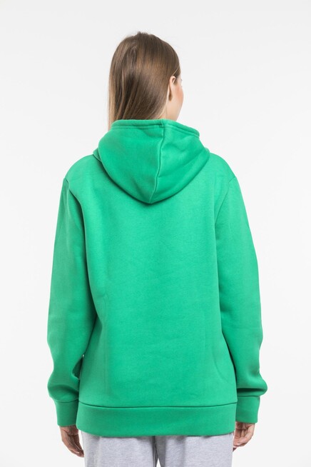 Süperlife Kadın Kapşonlu Regular Fit Baskılı İnce Sweatshirt SPR21K61