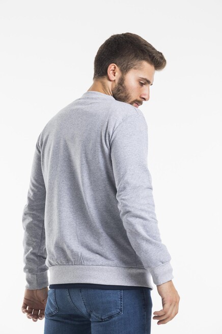 Süperlife Erkek Kalın Floda Cepli Regular Fit İnce Hırka SPR 20K63