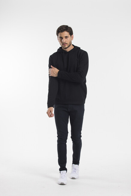 Süperlife Erkek Kapşonlu Regular Fit İnce Sweatshirt SPR 20K55