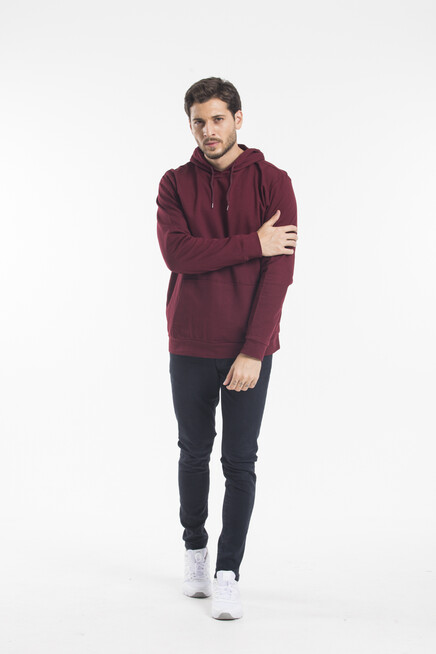 Süperlife Erkek Kapşonlu Regular Fit İnce Sweatshirt SPR 20K55