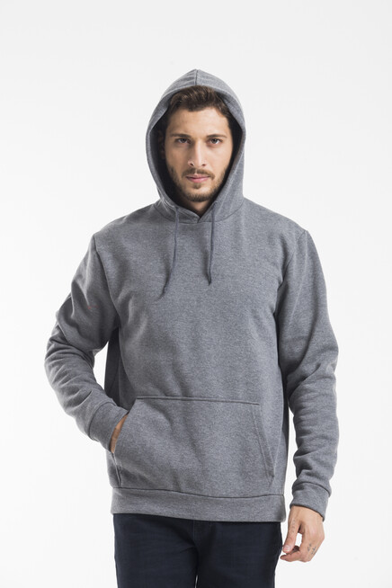 Süperlife Erkek Kapşonlu Regular Fit İnce Sweatshirt SPR 20K55