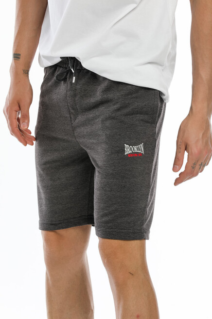Süperlife Erkek Regular Fit Nakışlı Brooklyn Şort SPR21Y57