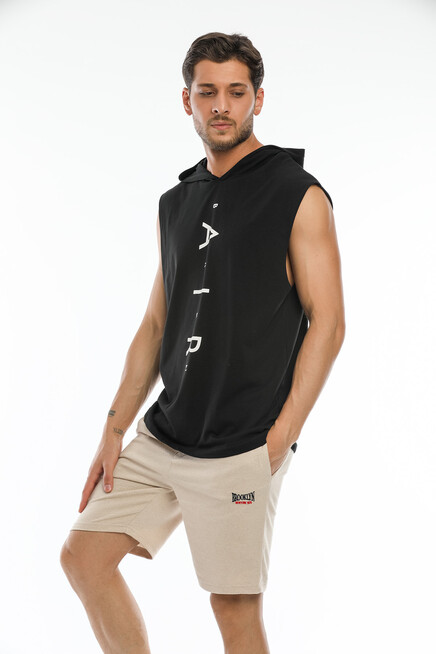 Süperlife Erkek Regular Fit Nakışlı Brooklyn Şort SPR21Y57