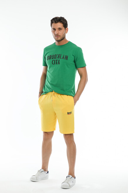 Süperlife Erkek Regular Fit Nakışlı Brooklyn Şort SPR21Y57