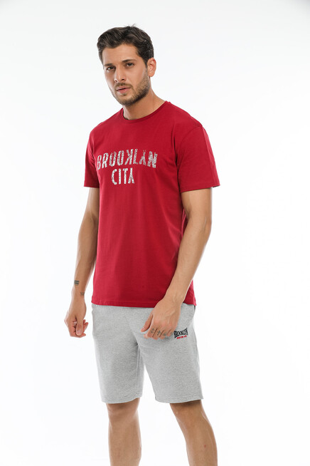 Süperlife Erkek Regular Fit Nakışlı Brooklyn Şort SPR21Y57