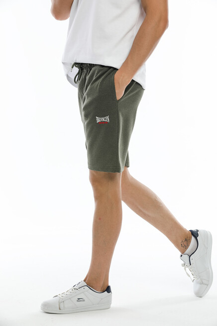 Süperlife Erkek Regular Fit Nakışlı Brooklyn Şort SPR21Y57