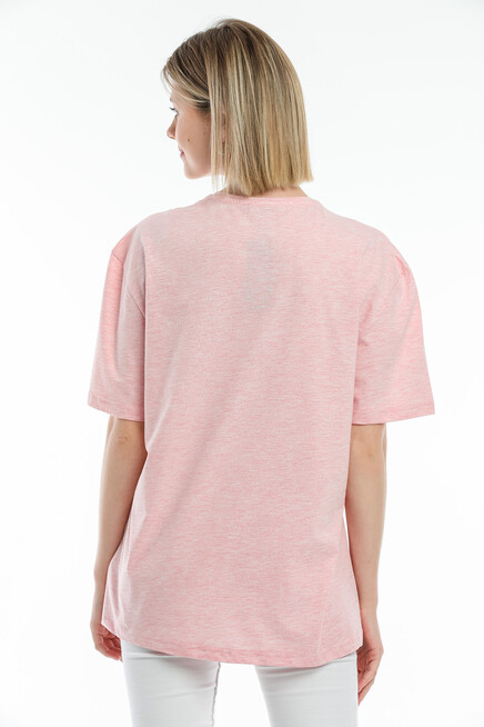 Süperlife Kadın Bisiklet Yaka Standart &Regular Fit  Brookyln Baskılı Tişort SPR21YK27