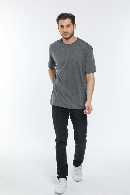 Süperlife Erkek Bisiklet Yaka  Standart &Regular Fit Tişort SPR21Y30