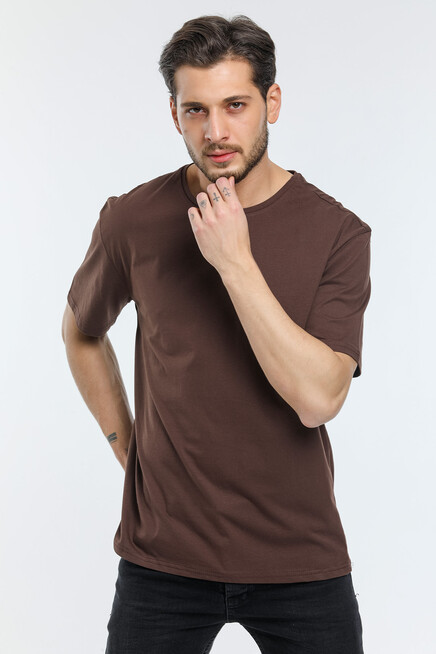 Süperlife Erkek Bisiklet Yaka  Standart &Regular Fit Tişort SPR21Y30