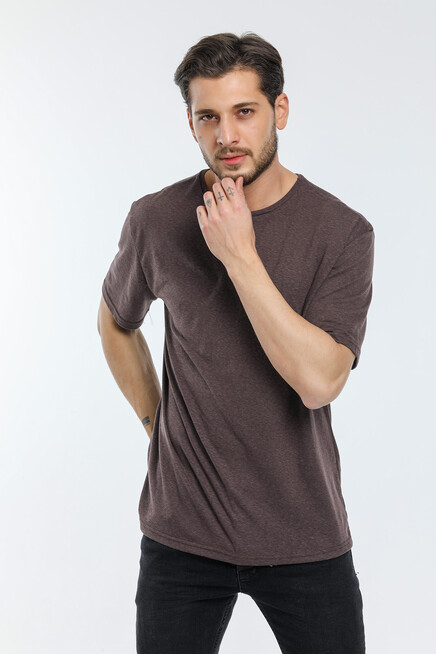 Süperlife Erkek Bisiklet Yaka  Standart &Regular Fit Tişort SPR21Y30