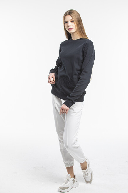 Süperlife Kadın Bisiklet Yaka Regular Fit Sweatshirt spr21k17