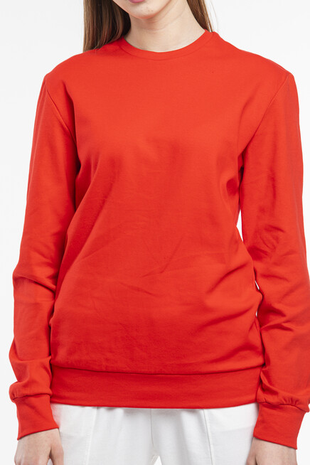 Süperlife Kadın Bisiklet Yaka Regular Fit Sweatshirt spr21k17