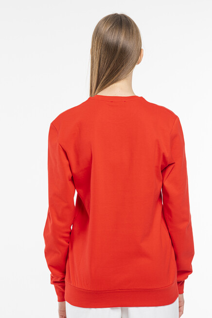 Süperlife Kadın Bisiklet Yaka Regular Fit Sweatshirt spr21k17