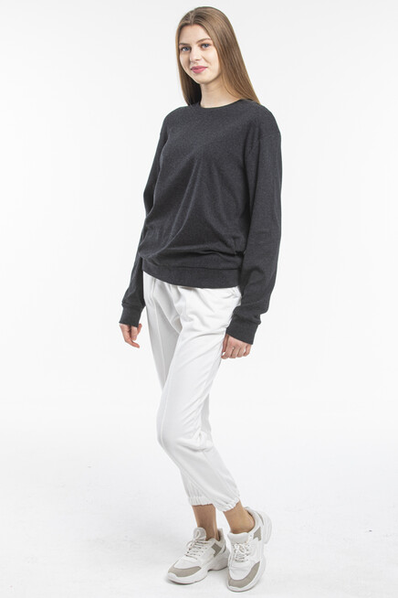 Süperlife Kadın Bisiklet Yaka Regular Fit Sweatshirt spr21k17