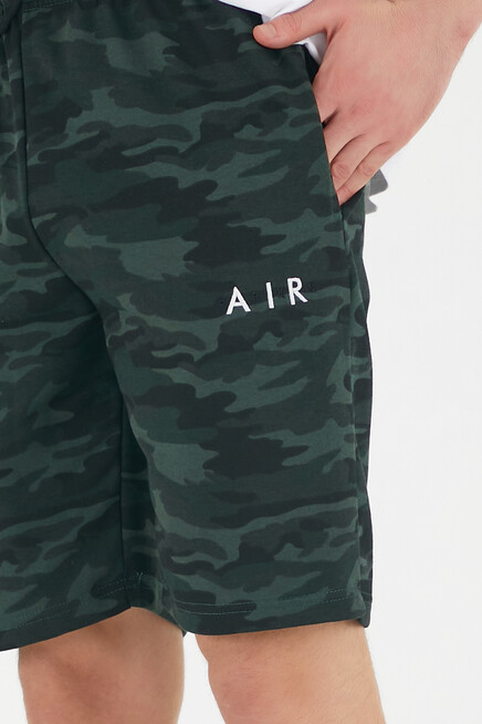 Süperlife Erkek  Dar Kalıp Air Baskılı Şort SPR21Y52