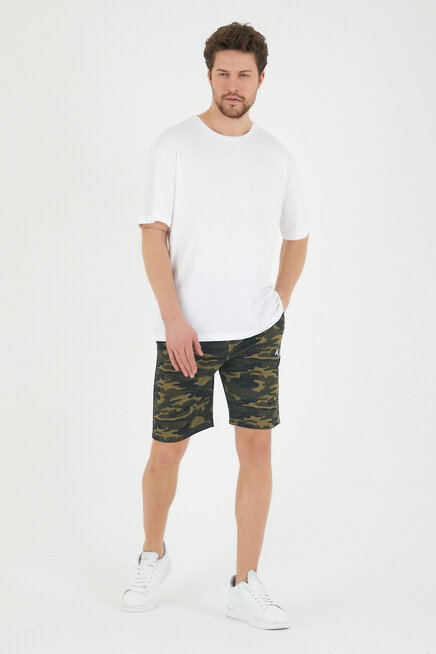 Süperlife Erkek  Dar Kalıp Air Baskılı Şort SPR21Y52