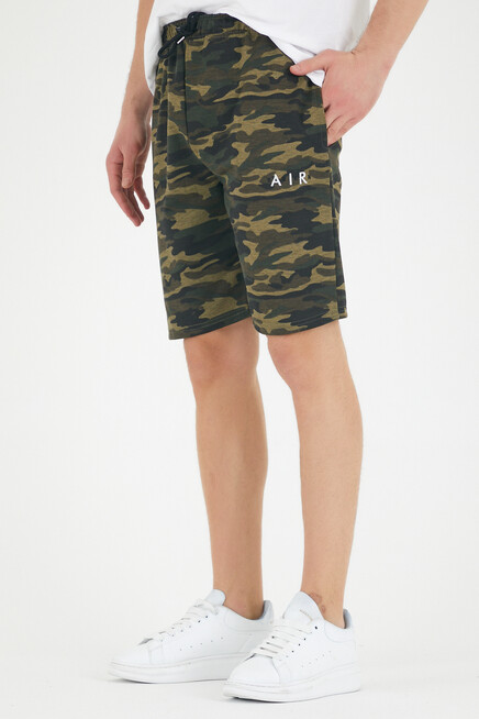 Süperlife Erkek  Dar Kalıp Air Baskılı Şort SPR21Y52