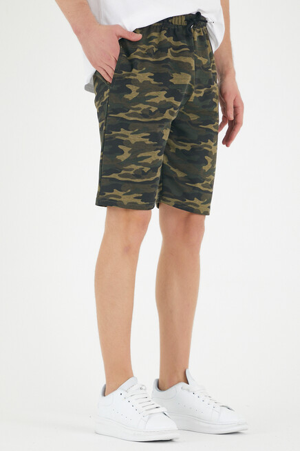 Süperlife Erkek  Dar Kalıp Air Baskılı Şort SPR21Y52