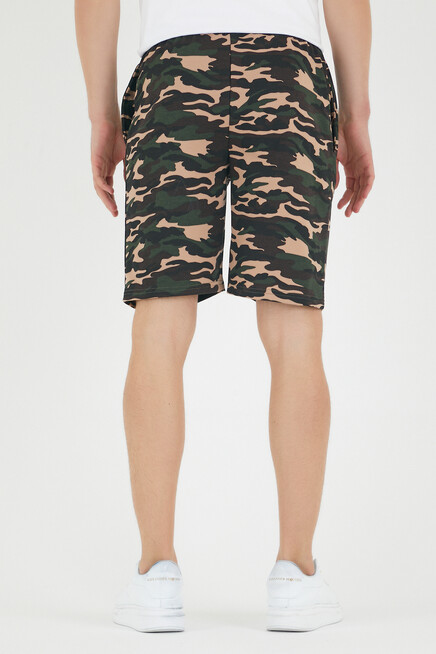 Süperlife Erkek  Dar Kalıp Air Baskılı Şort SPR21Y52