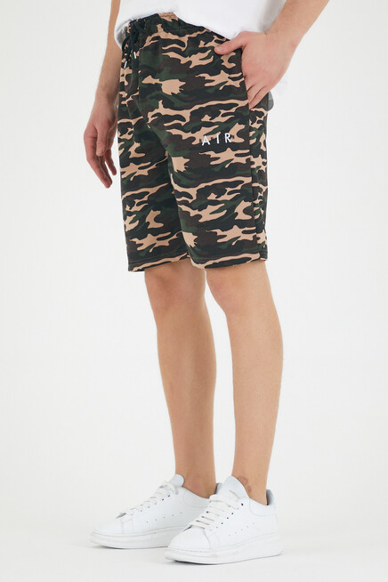 Süperlife Erkek  Dar Kalıp Air Baskılı Şort SPR21Y52